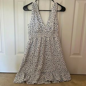 Chic Ruffled Floral Dress